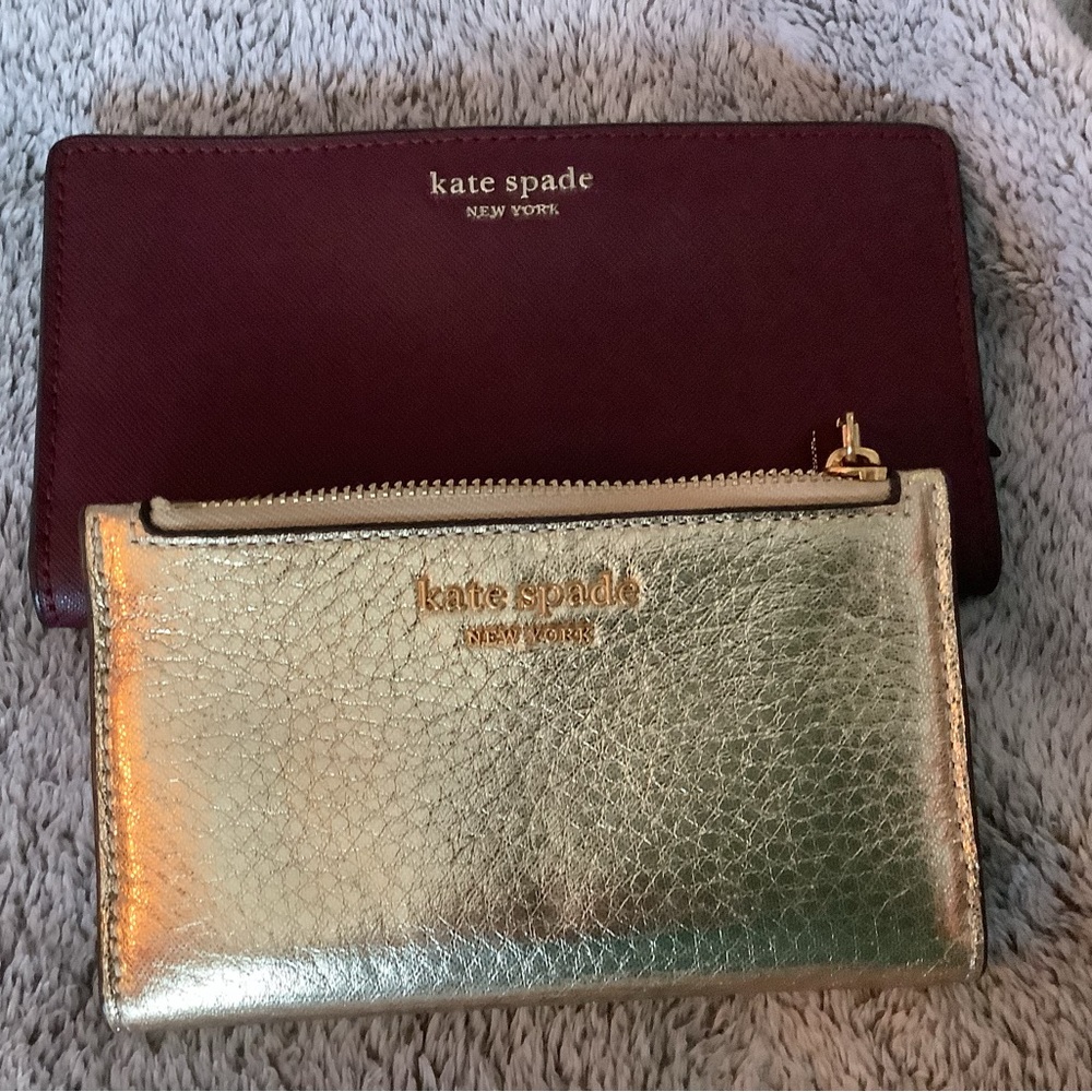 Kate Spade, Morgan small slim and slim wallets (2 wallets)
